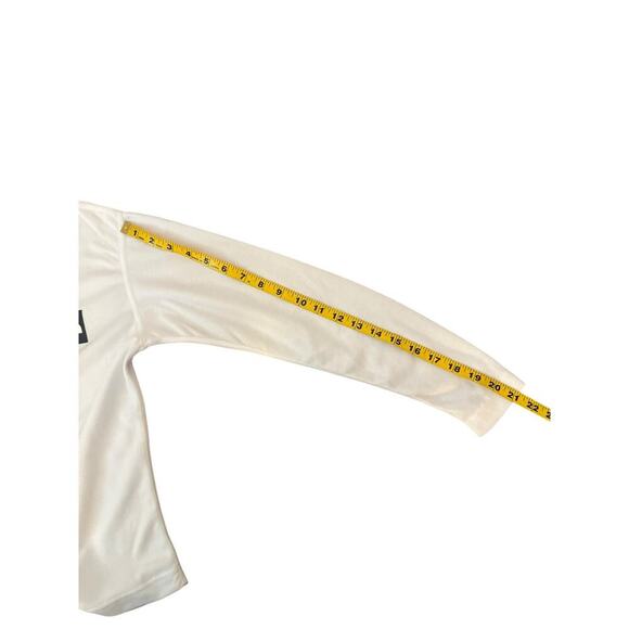 THE NORTH FACE WOMENS 3/4 ZIP COLLARED LONG SLEEVE PULL OVER WHITE SIZE S - Picture 9 of 12